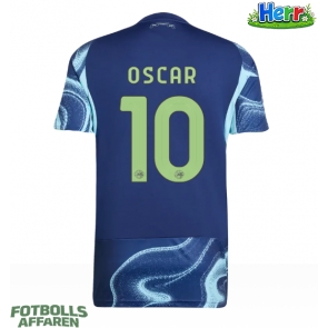 Ajax Oscar Gloukh #10 Bortatröja 2025-26 Kortärmad